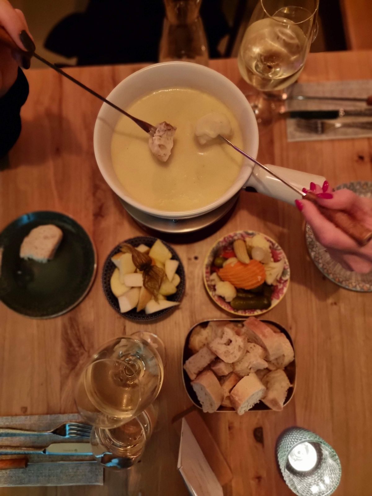 Käsefondue nach Schweizer Art