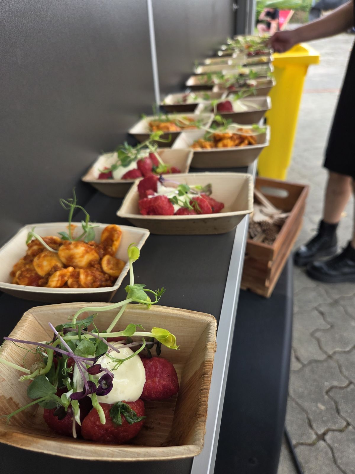 Pasta und Tapas aus dem Food Truck
