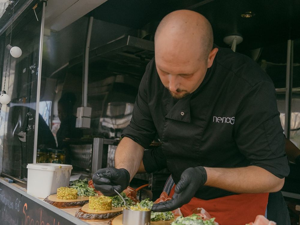 Küchenchef Kevin Landmann